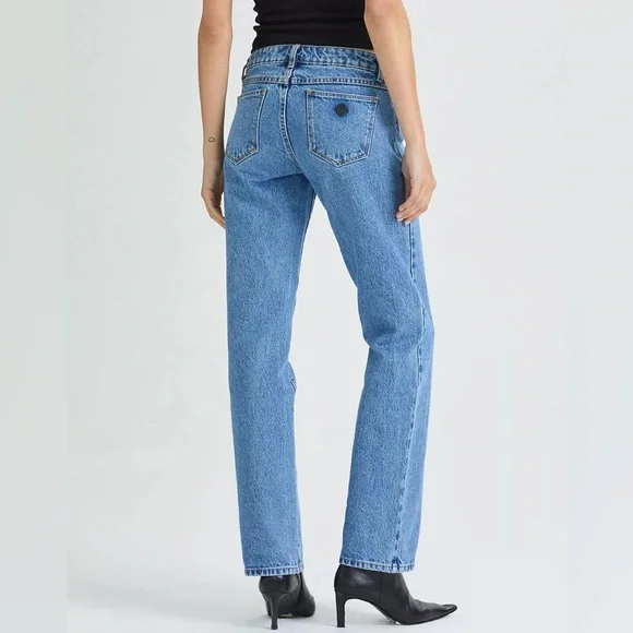 Abrand ‘99 Low Straight Leg Organic Cotton Jeans size 27P - Picture 2 of 7